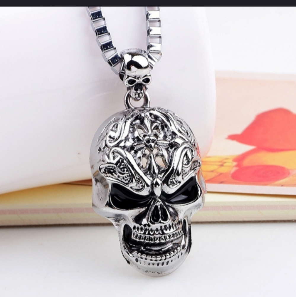 Skull Necklace and Charm
